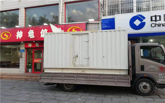 利国镇出租发电机施工案例